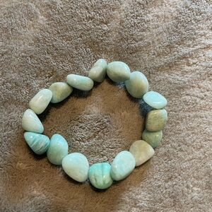 Blue Stone Beaded Bracelet